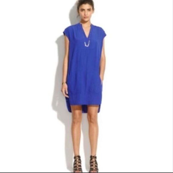 Madewell blue‎ du jour tunic shirt dress. Size xxs - Picture 11 of 11